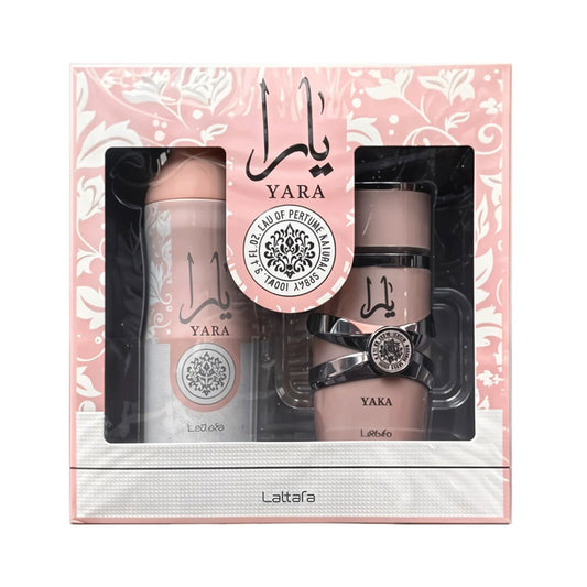 LATTAFA / SET YARA ROSADA 2 EN 1