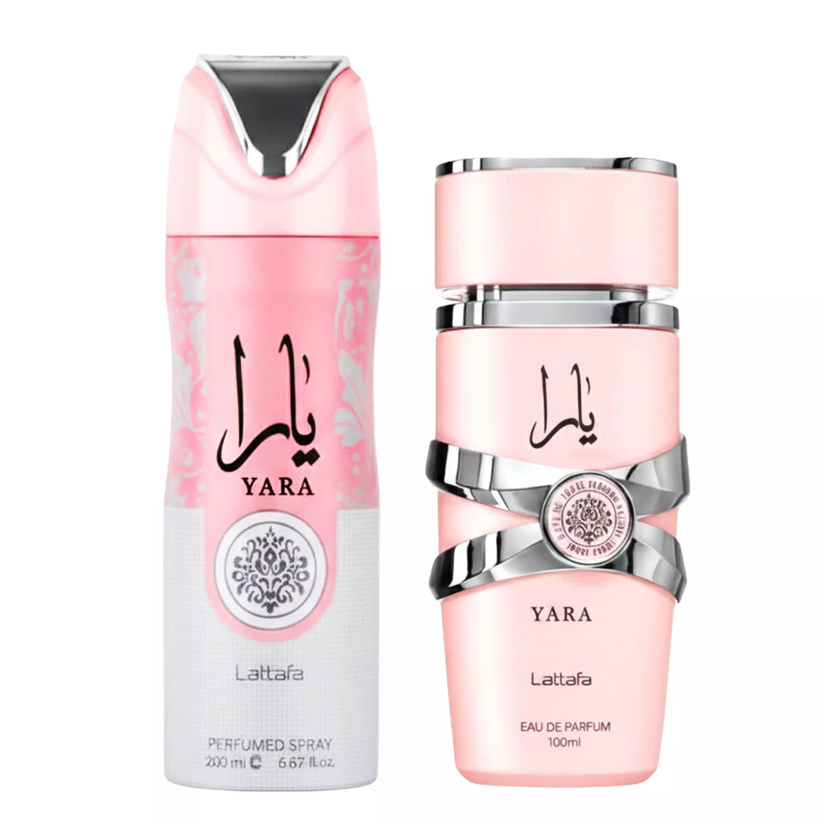 LATTAFA / SET YARA ROSADA 2 EN 1